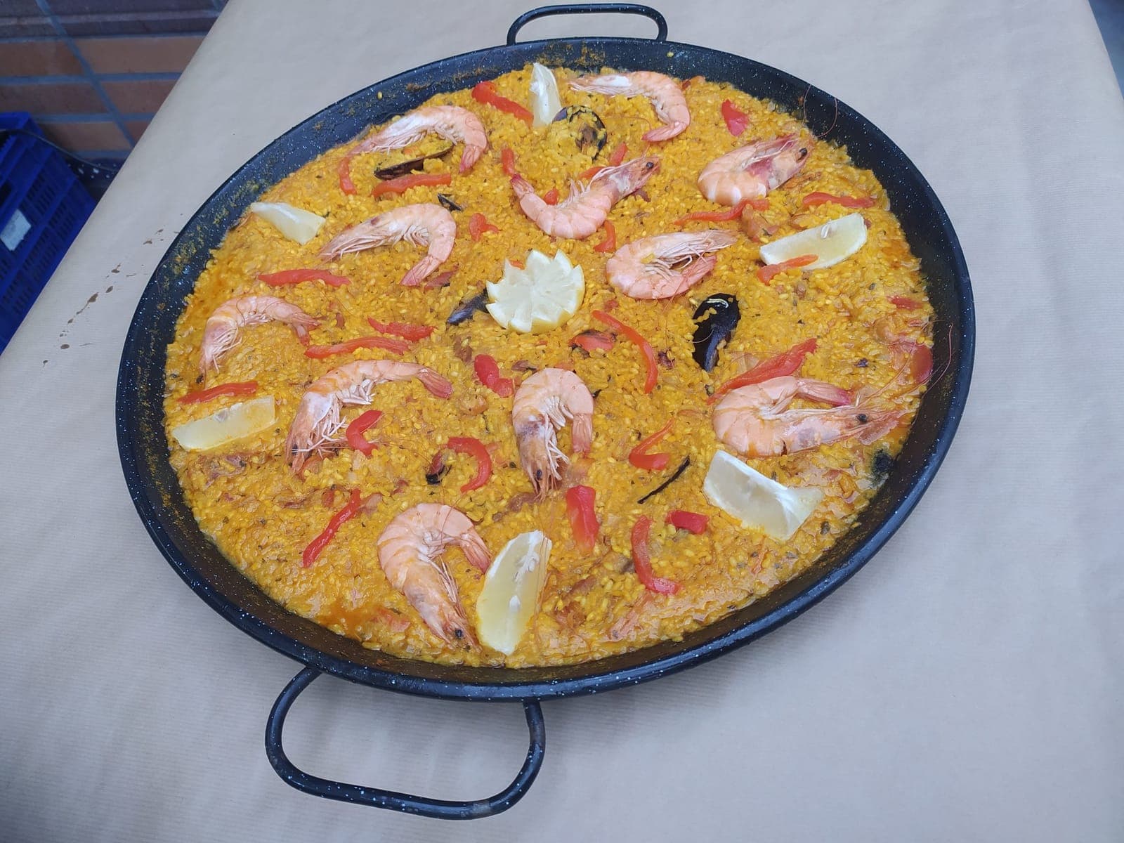 طاجن جمبري بالطماطم